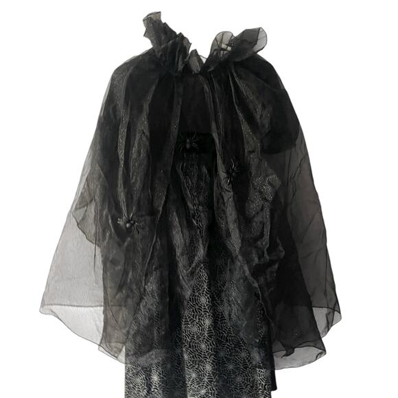 POTTERY BARN KIDS GLOW-IN-THE-DARK WITCH HALLOWEEN COSTUME SIZE 9-11 YEARS - Picture 1 of 6